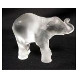 1010	LALIQUE FRANCE ELEPHANT FIGURE, APPROXIMATELY 3 IN HIGH
