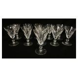 1023	WATERFORD *GALTEE* CRYSTAL STEMWARE SET OF 11, APPROXIMATELY 5 IN HIGH