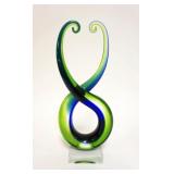 1030	MURANO ART GLASS SCULPTURE, APPROXIMATELY 12 IN HIGH