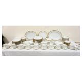1054	NORITAKE CHINA *ELYSEE* PATTERN, 88 PIECES