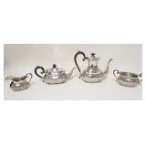 1095	STERLING TEASET, BIRKS, 65.3 TOZ TOTAL WEIGHT INCLUDING HANDLES