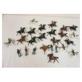 1120	GROUP OF TOY BRITIANS CAVELRY & SOLDIERS