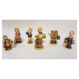 1124	GOEBEL HUMMEL FIGURINES LOT OF 7 ASSORTED, LARGEST IS APPROXIMATELY 6 IN HIGH