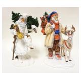 1140	LOT OF 2 PIPKA SANTAS THE WINTERMAN & LAP LANDER SANTA, APPROXIMATELY 12 IN HIGH