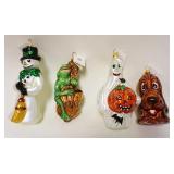 1152	CHRISTOPHER RADKO LOT ORNAMENTS, LOT OF 4, LARGEST IS APPROXIMATELY 8 IN