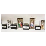 1155	CHRISTOPHER RADKO LOT CHRISTMAS ORNAMENTS IN BOXES, LOT OF 4 TALLEST IS APPROXIMATELY 6 IN