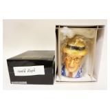 1158	CHRISTOPHER RADKO LOT CHRISTMAS ORNAMENT IN BOX, HAROLD LLOYD, APPROXIMATELY 7 IN