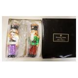 1164	CHRISTOPHER RADKO NUTCRACKERS, CLARA & BEAUX, APPROXIMATELY 9 IN