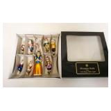 1165	CHRISTOPHER RADKO ORNAMENTS, AND SNOW WHITE MAKES EIGHT, TALLEST APPROXIMATELY 5 IN