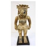 1169	CONTEMPORARY MYAN LIKE COMPOSITE STATUE, APPROXIMATELY 26 IN