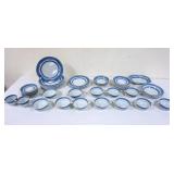 1175	COPELAND ENGLAND JAMESTOWN DINNERWARE, APPROXIMATELY 58 PIECES