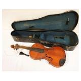 1186	ANTIQUE VIOLIN IN CASE, AS FOUND
