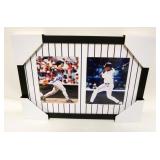1203	SIGNED DON MATTINGLY & BERNIE WILLIAMS NEW YORK YANKEES, COA ON BACK, APPROXIMATELY 17 IN X 24 