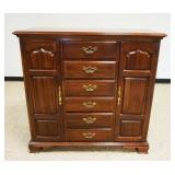 1248	THOMASVILLE 2 DOOR, 6 DRAWER MAHOGANY BACHELORS CHEST, APPROXIMATELY 50 IN X 20 IN X 50 IN H