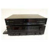 1292	KUXMAN R-117 STEREO AND LUXMAN D-112 CD PLAYER, UNTESTED AND SOLD AS IS
