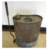 1302	VINTAGE SIGNA COPPER BACK SPRAYER, APPROXIMATELY 17 IN X 7 IN X 23 IN