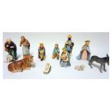 1036	LARGE GOEBEL 11 PC NATIVITY SET, TALLEST APPROXIMATELY 8 1/4 IN H