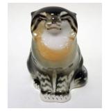 1040	PORCELAIN CAT FIGURE MARKED RUSSIA, APPROXIMATELY 6 IN H
