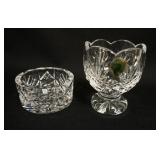 1052	2 PIECE LOT WATERFORD AND TIPPERARY CRYSTAL, LARGEST APPROXIMATELY 3 3/4 IN