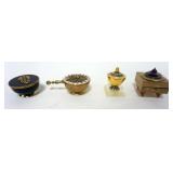 1061	GROUP OF 4 MINIATURE PILL/SACCHARINE BOXES