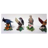 1136	LOT OF 4 LENOX PORCELAIN BIRD FIGURINES, TALLEST IS APPROXIMATELY 6 IN