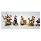 1140	GOEBEL HUMMEL FIGURINES, GROUP OF 5, APPROXIMATELY 6 IN