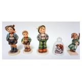 1141	GOEBEL HUMMEL FIGURINES INCLUDING BELL, APPROXIMATELY 6 IN