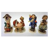 1142	GOEBEL HUMMEL FIGURINES, LOT OF 4, APPROXIMATELY 5 1/4 IN