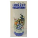 1173	CONTEMPORARY ASIAN PEACOCK UMBRELLA STAND, APPROXIMATELY 23 1/2 IN H
