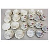 1198	LOT LENOX CUPS & SAUCERS AND STERLING CHINA CUPS & SAUCERS