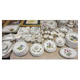 1206	PORT MERION *THE BOTANIC GARDEN* 92 PIECE DINNERWARE