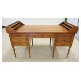 1239	CARLTON PARTNERS DESK IN CHERRY FINISH WITH 6 DRAWERS, APPROXIMATELY 62 IN X 30 IN X 35 IN H