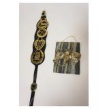 1088	LOT OF METAL HORSE RELATED ITEMS