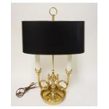 1099	BRASS BOUILLOTTE LAMP, APPROXIMATELY 21 IN