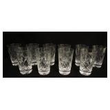1140	WATERFORD LEAD CRYSTAL SET OF 10 TUMBLERS, APPROXIMATELY 5 1/4 IN HIGH