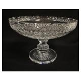 1154	WATERFORD LEAD CRYSTAL LARGE COMPOTE, APPROXIMATELY 12 IN X 8 1/4 IN HIGH
