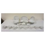1157	BAVARIAN TIRSCHENREUTH CHINA 53 PIECE DINNERWARE SET