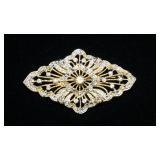 1166	14K YELLOW GOLD BROOCH PIN CONTAINING APP. 0.50 CARATS OF DIAMONDS. OVERALL WEIGHT 4.35 DWT