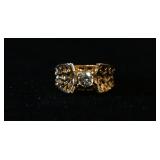 1241	14KT YELLOW GOLD RING, 2.3 DWT OVERALL, SIZE APPROXIMATELY 4 1/2