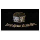 1267	2-900 SILVER BRACELETS, 6.504 OZT