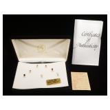 1287	*SEVEN DAYS OF PRECIOUS ENCHANTMENT* 7-14K YELLOW GOLD PENDANTS W/COA, INCLUDES 7 PENDANTS W/GE