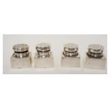 1015	STERLING SILVER SALT & PEPPER SHAKERS SET OF 4, B&M STERLING REPRODUCTION G WASHINGTON, 5.35 OZ