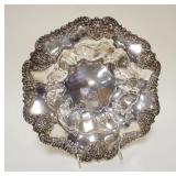 1019	STERLING BLACK STARR & FROST ORNATE LARGE BOWL, 21.4 OZT