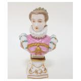 1020	MEISSEN PORCELAIN BUST OF QUEEN ELIZABETH, APPROXIMATELY 5 1/2 IN HIGH