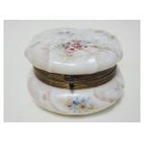 1072	WAVECREST HINGED PAINT DECORATED DRESSER BOX, APPROXIMATELY 6 IN X 4 IN HIGH
