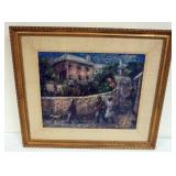 1112	WILLIAM STODDARD LOUGHRAN BUCKS COUNTY PA. ARTIST, 1901-1969, OIL ON BOARD, 1932  *BERMUDA*  , 