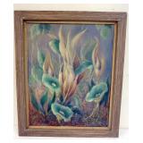 1114	WILLIAM STODDARD LOUGHRAN BUCKS COUNTY PA. ARTIST, 1901-1969, OIL ON BOARD,  STILL LIFE  , APPR