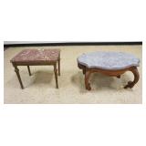 1170	2 MARBLE TOP STANDS