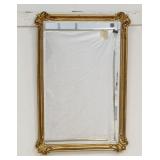 1177	BEVELED EDGE MIRROR IN GILT FRAME, APPROXIMATELY 26 IN X 38 IN
