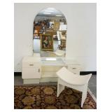 1219	ART DECO VANITY, APPROXIMATELY 50 IN X 15 IN X 64 IN